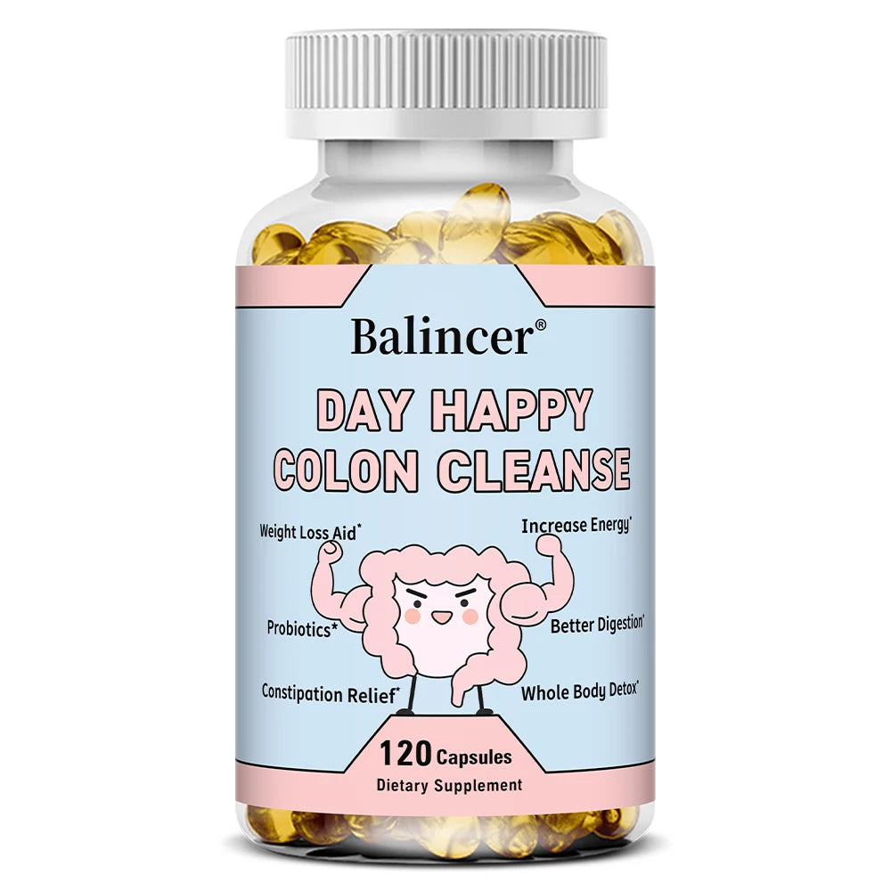 Colon Cleanser Detox Capsules - Gentle Bowel Cleansing, Constipation & Bloating Relief, Digestive Health & Energy Boost Peaceful Pleasures Health and Wellness 120 count-1 bottle