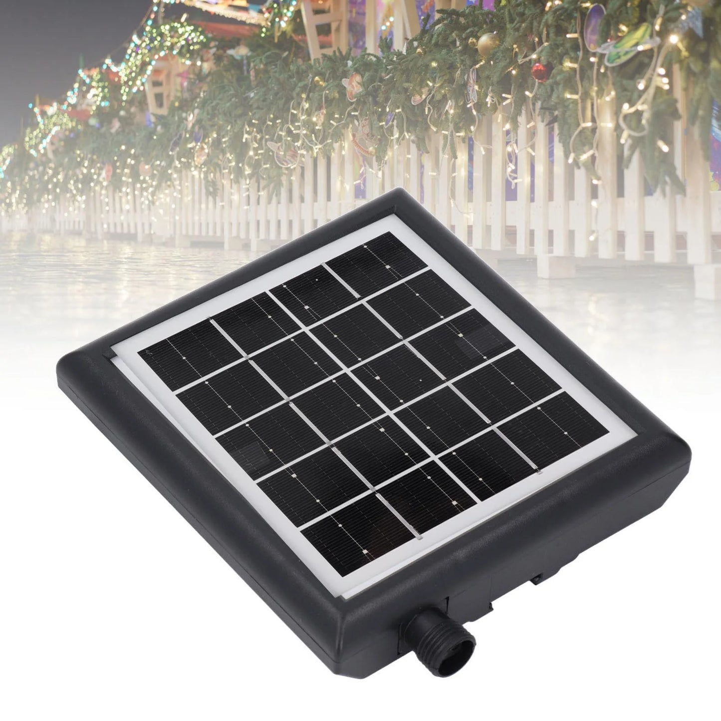Solar String Light Control Box 5M Remote IP65 Waterproof 4.5V Input 24V Output for Porch Outdoor Solar Powered Lighting System Peaceful Pleasures Health and Wellness