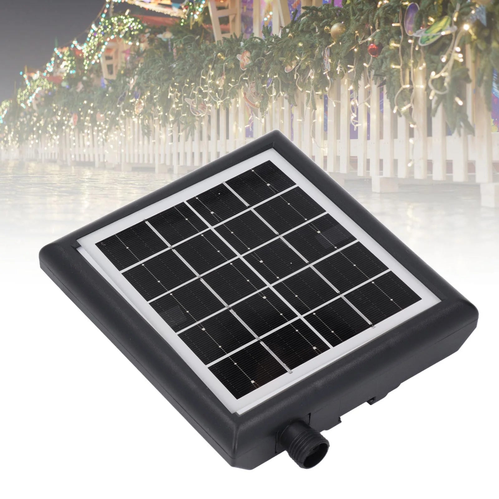 Solar String Light Control Box 5M Remote IP65 Waterproof 4.5V Input 24V Output for Porch Outdoor Solar Powered Lighting System Peaceful Pleasures Health and Wellness