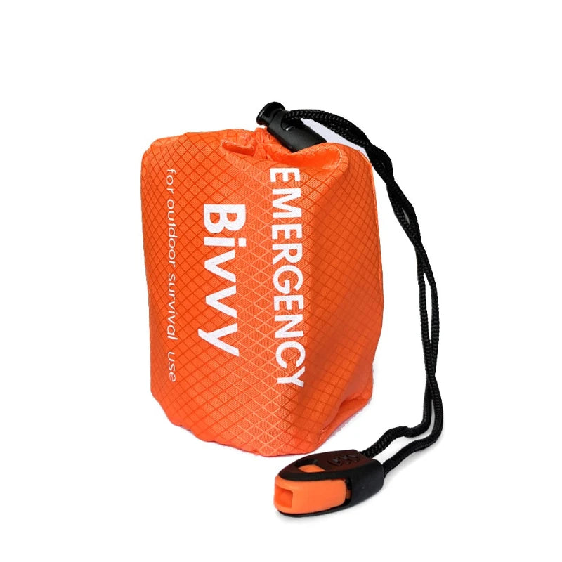Emergency Mylar Survival Sleeping Bag | Thermal EDC Camping Gear Emergency Survival Bag Peaceful Pleasures Health and Wellness