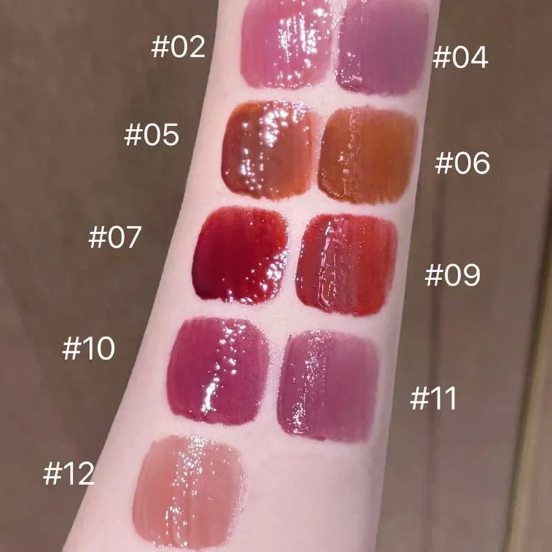 Cappuvini Strawberry Lip Gloss | Glass Mirror Shine Lip Tint