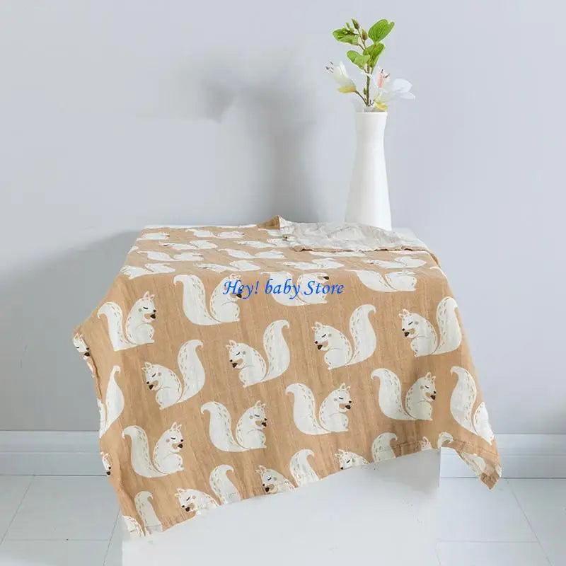 Cotton Baby Bandana Bib – Soft Absorbent Drool Cloth 60x60cm