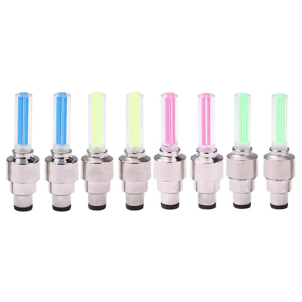 LED Bicycle Valve Light for Night Riding Safety Peaceful Pleasures Health and Wellness