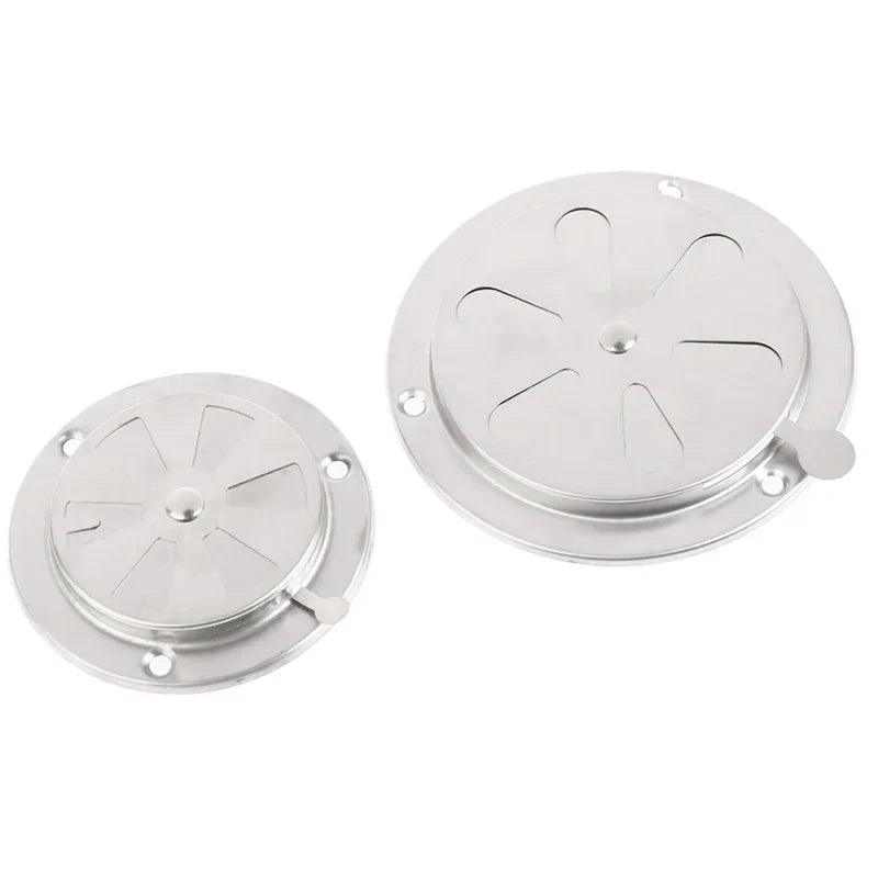 Adjustable Round Air Vent Grille 95/125mm – Stainless Steel