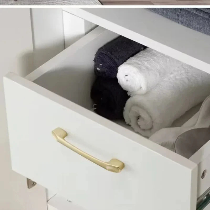 Pearl Gold Aluminum Cabinet Drawer Handle & Furniture Knob