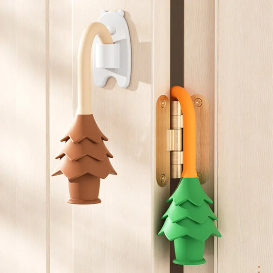 Child Safety Anti-pinch Hand Door Lock Clamp Hanging Stopper Card Peaceful Pleasures Health and Wellness