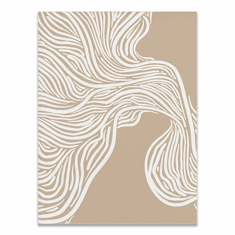 Scandinavian Minimalist Wall Art Modern Classic Vintage Wall Art Fashionable Woman Poster Print Home Bedroom Living Room Decor Peaceful Pleasures Health and Wellness Picture 5 40x50cm Unframed