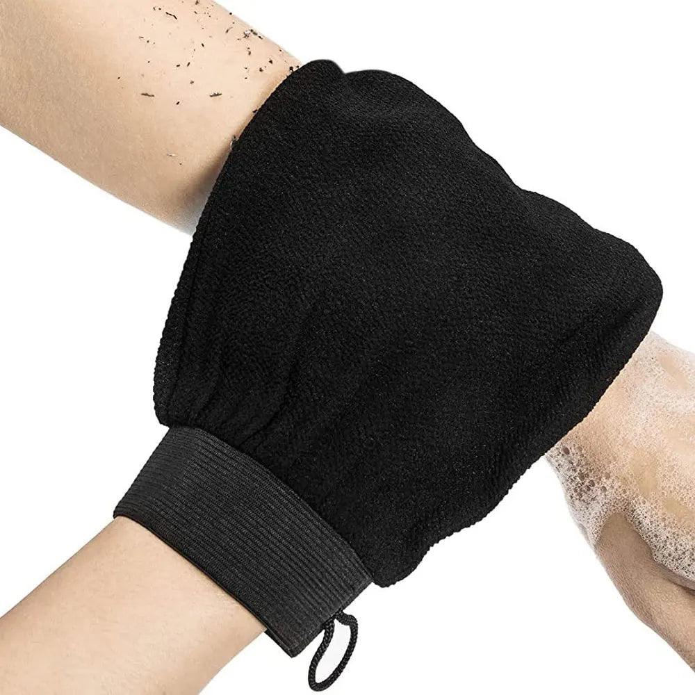 Exfoliating Shower Gloves Painless Remove Dead Skin Scrub Body Korean Massage Mitt For Shower Spa Massage Body Scrub Peaceful Pleasures Health and Wellness
