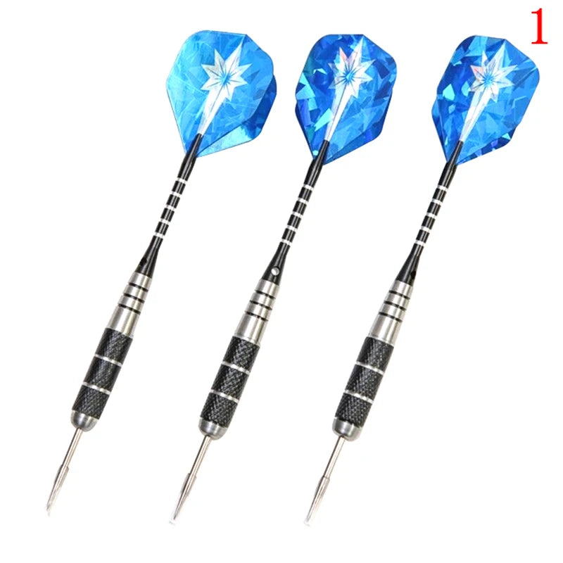 3 Pieces Anti-fall Steel Shaft Darts Set Peaceful Pleasures Health and Wellness A