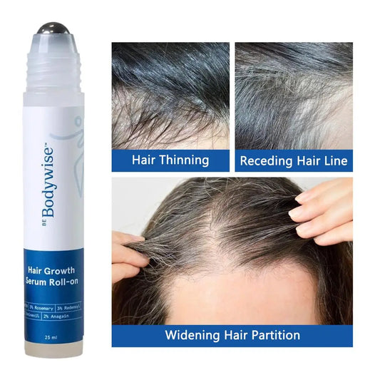 3% Rosemary Hair Growth Serum - Deep Scalp Nourishment Frizz Control Strengthen Hair Roots Hair Care Essence Oil 25ml Peaceful Pleasures Health and Wellness