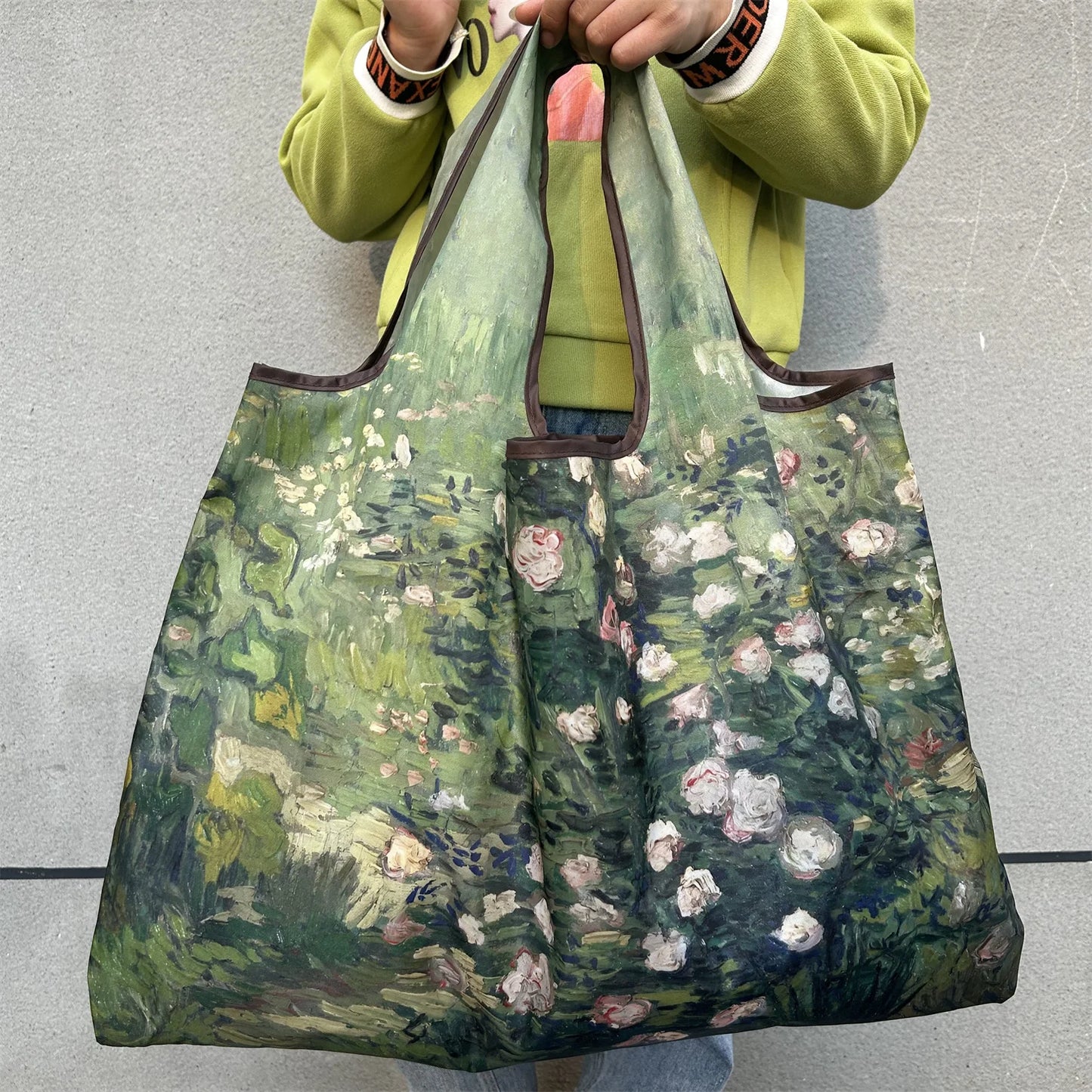 Large Foldable Reusable Nylon Shopping Bag – Travel Tote