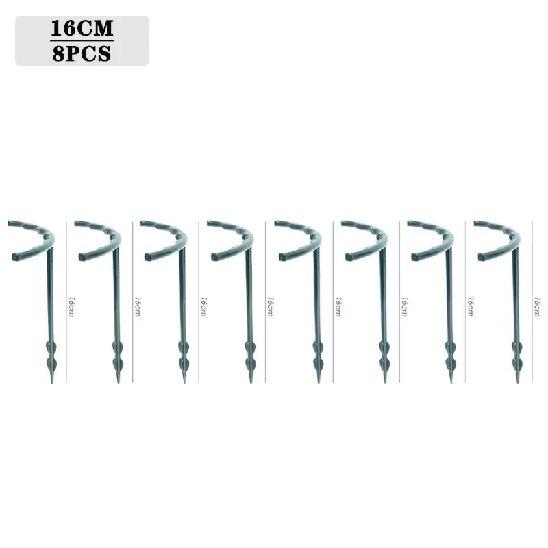 Plant Support Stakes 4-32 Pack | Semicircle Vine Climbing Brackets