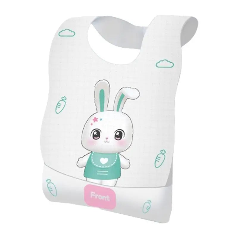Disposable Baby Bibs 10-Pack | Soft Cotton Burp Cloths