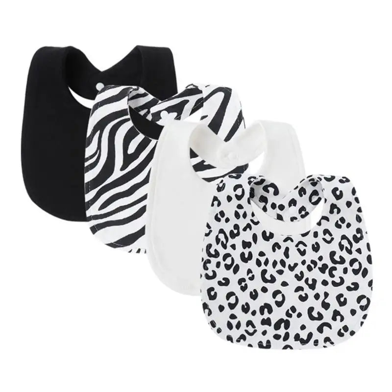 Baby Bandana Bibs 4-Pack | Soft Cotton Drool & Teething Bibs