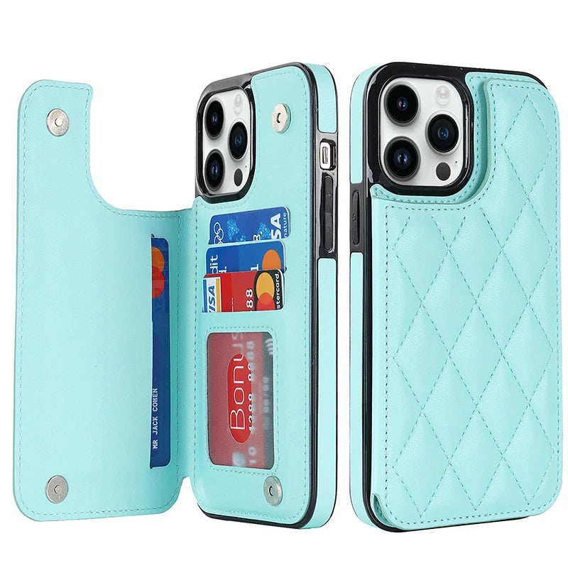 case for iphone 15 pro max with pocket Phone case card storage wallet phone case for iphone 17 pro max case leather Card wallet Peaceful Pleasures Health and Wellness
