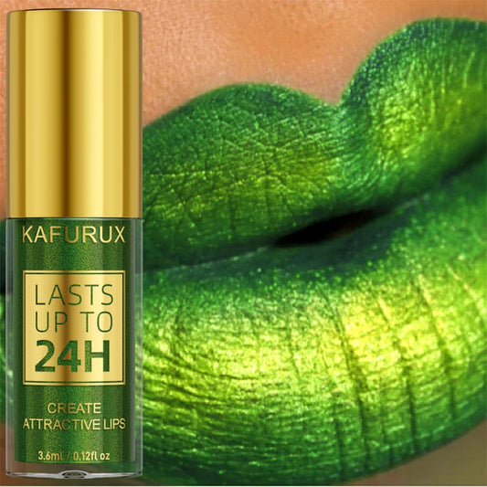 KAFURUX Metallic Glitter Lip & Eye Pencil – 3 Shades Waterproof Glitter Lip Pencil Oasis Select