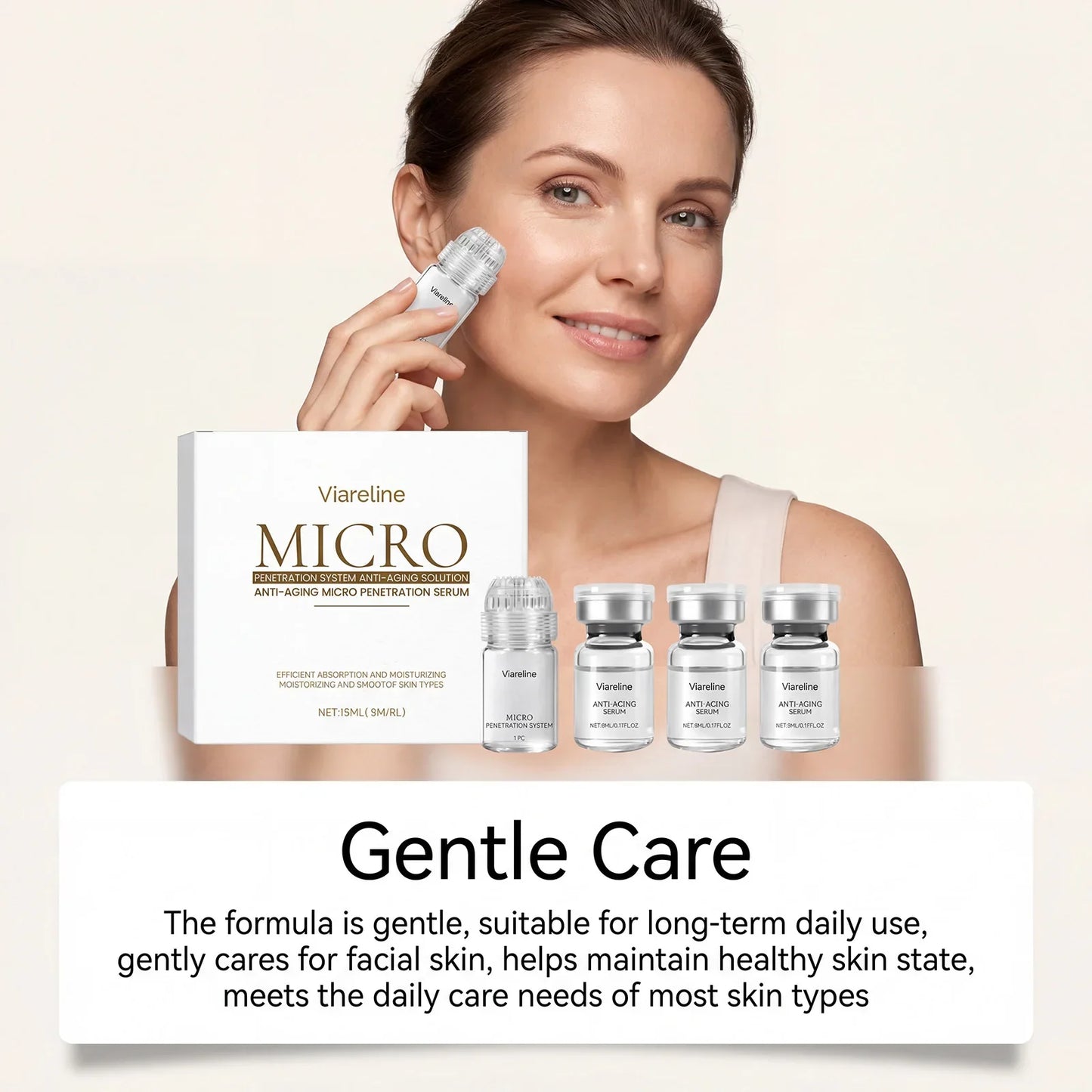 Micro Roller Serum Kit – Collagen Boost & Hydrating Face Care
