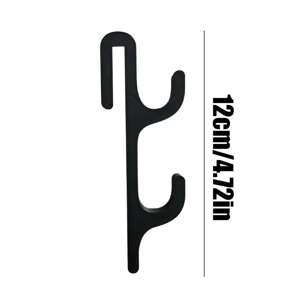 Clamp-On Shower Door Hook | No-Drill Towel & Robe Hanger