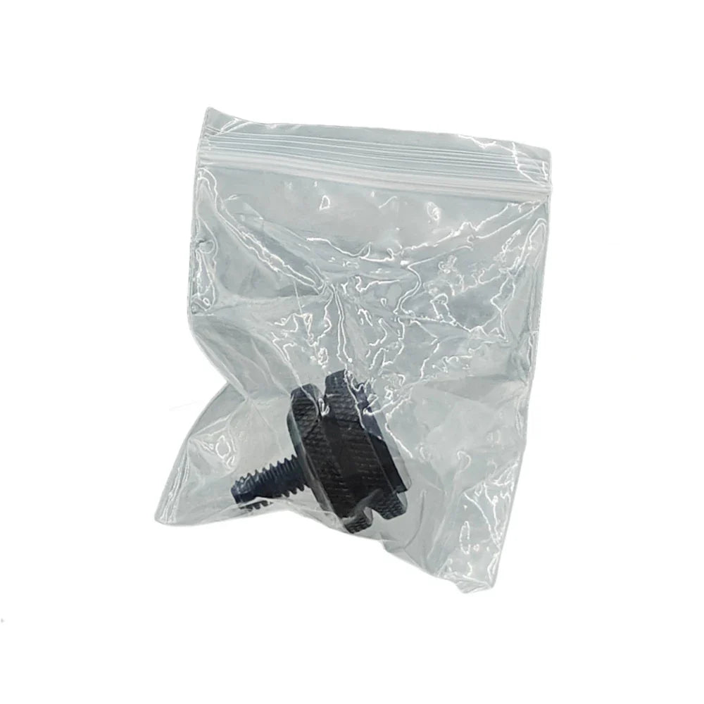 Dual Nut 1/4" Cold Shoe Hot Shoe Mount Adapter | Camera Bracket