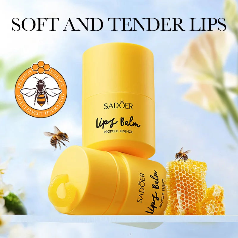 SADOER Honey Propolis Lip Balm – Plump & Moisturize Lips
