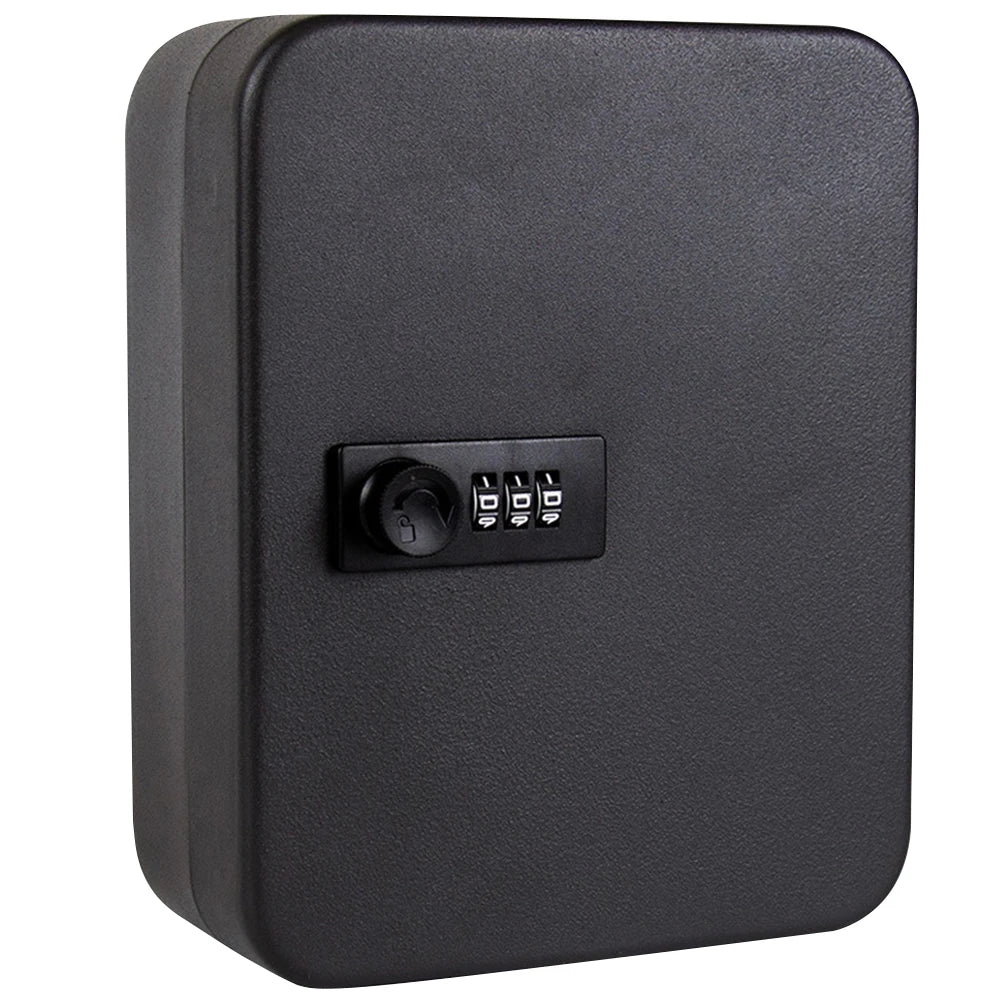 Wall Mount Key Cabinet – 20 Hook Combination Lock Box