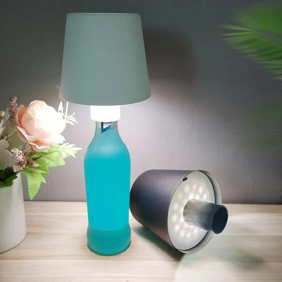 GGBEE Rechargeable LED Touch Table Lamp – 3-Color Dimmable