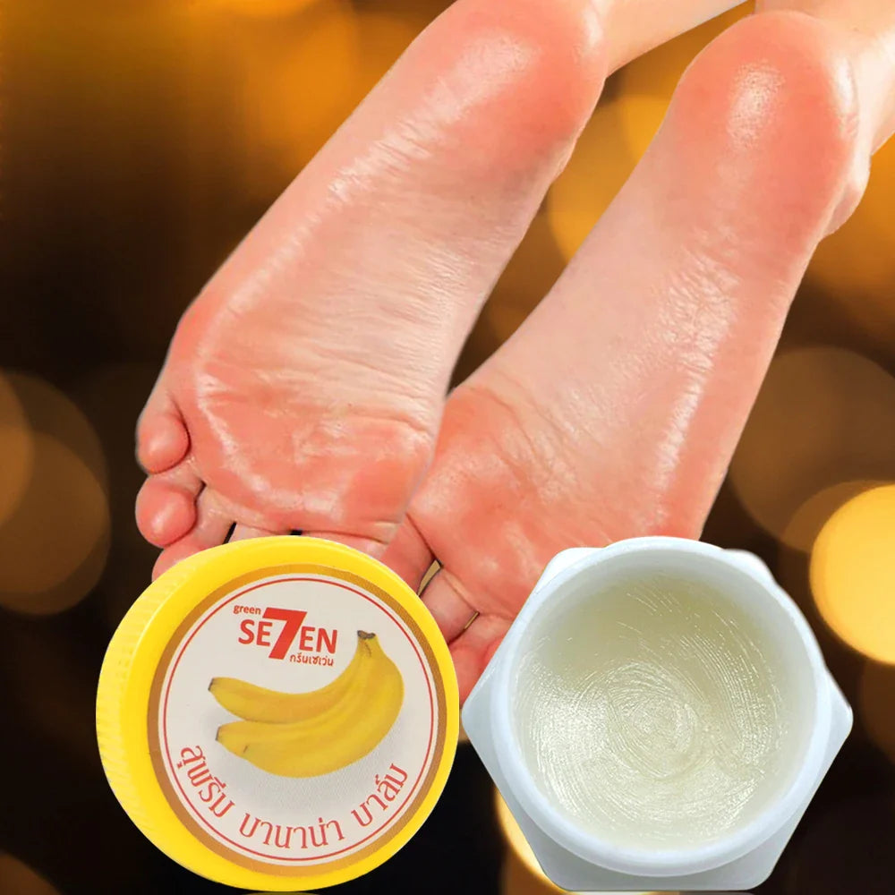 Banana Extract Foot Cream – Overnight Cracked Heel Renewal 20g