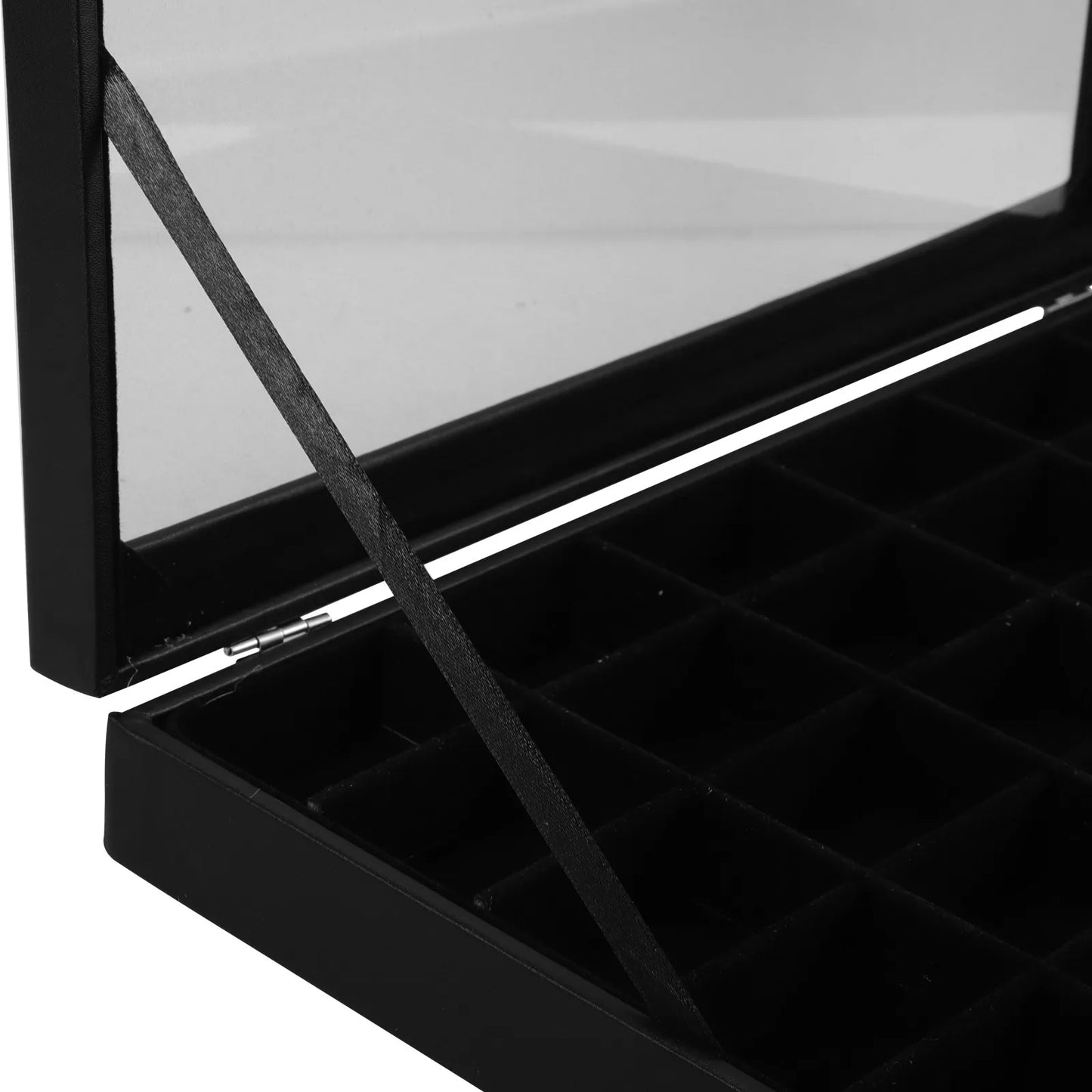 36-Grid Rock Collection Display Case Sturdy Clear Acrylic Storage Box for Rock Collectors Geology Specimens Jewelry Watch Peaceful Pleasures Health and Wellness Default Title