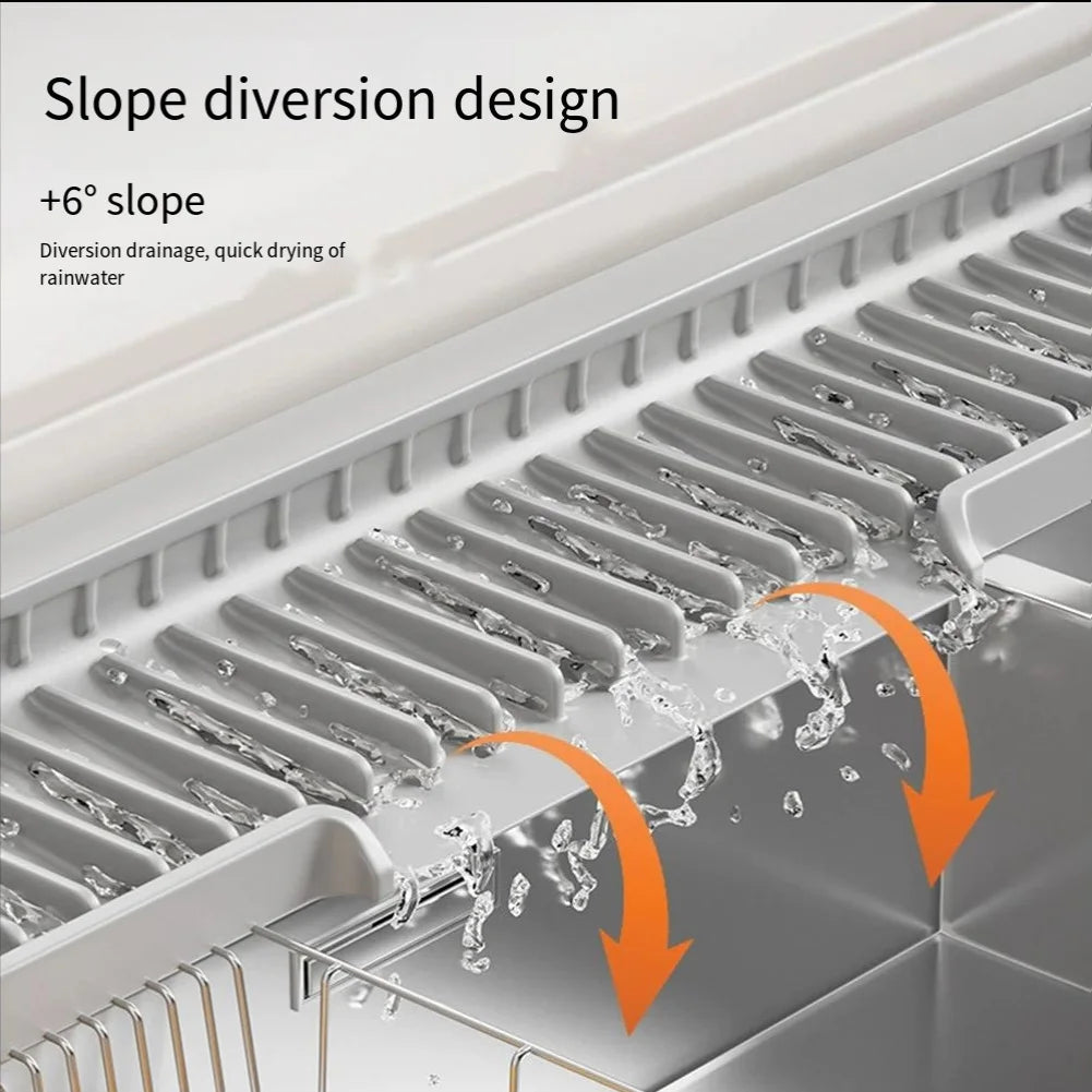 Silicone Kitchen Sink Splash Guard & Drainage Mat