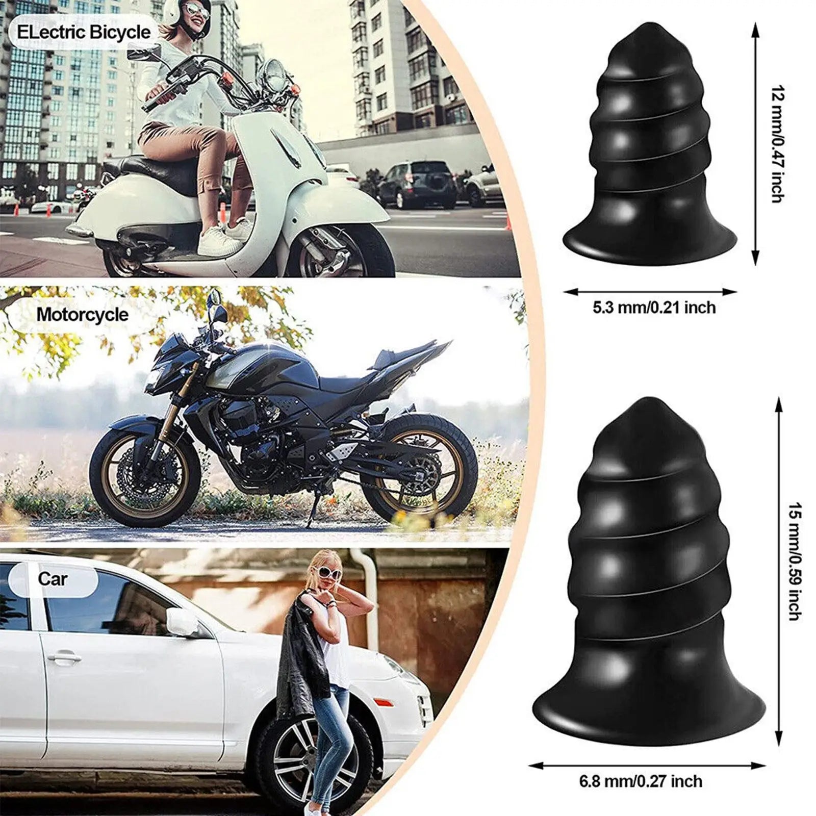 32pcs Motorcycle Bicycle Car Tubeless Tire Repair Rubber Screws for Emergency Automotive Maintenance Peaceful Pleasures Health and Wellness