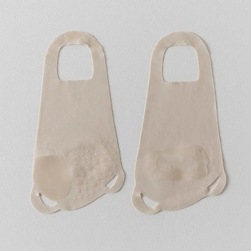 Women's Invisible Open-Toe Boat Socks | Non-Slip & Breathable