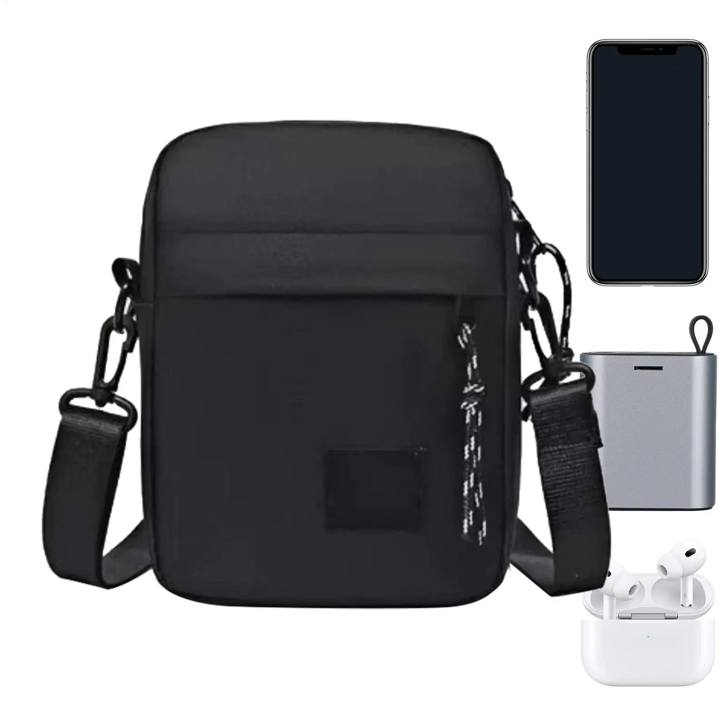 Men's Compact Shoulder Sling Bag | Travel, Gym & Daily Use