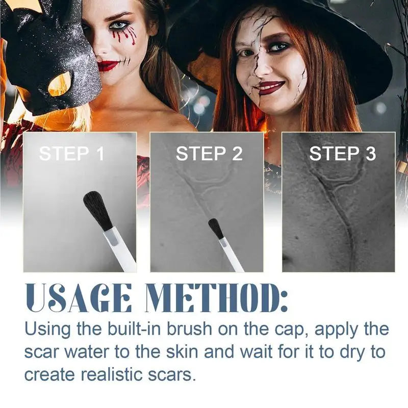 Realistic Scar Makeup Liquid 15ml | Halloween Cosplay FX