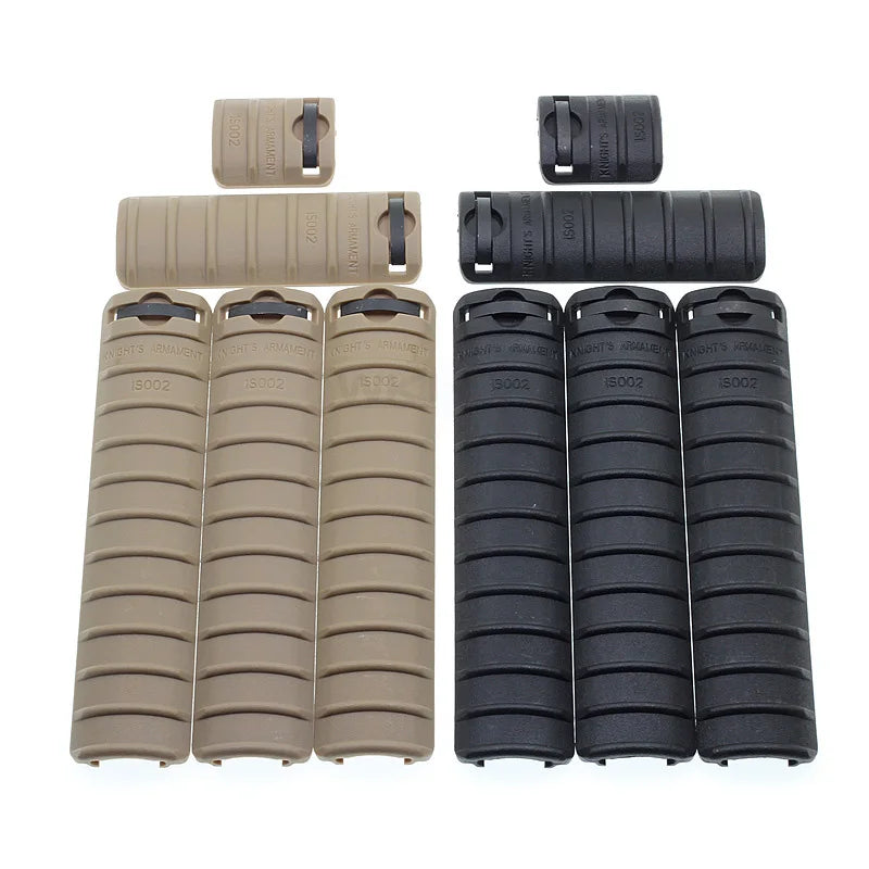 5pcs KAC Rail Cover Handguard Protector Panel-Durable Nylon Material,Easy Attachment to Rails,For hunting,Toy Gun Accessories Peaceful Pleasures Health and Wellness 10PCS Sand and Black