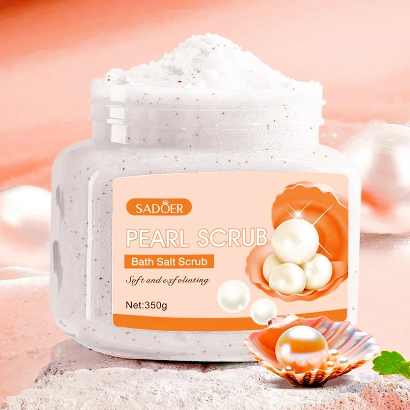 Pearl Scrub 350g – Hydrolyzed Pearls & Glycerin Exfoliant