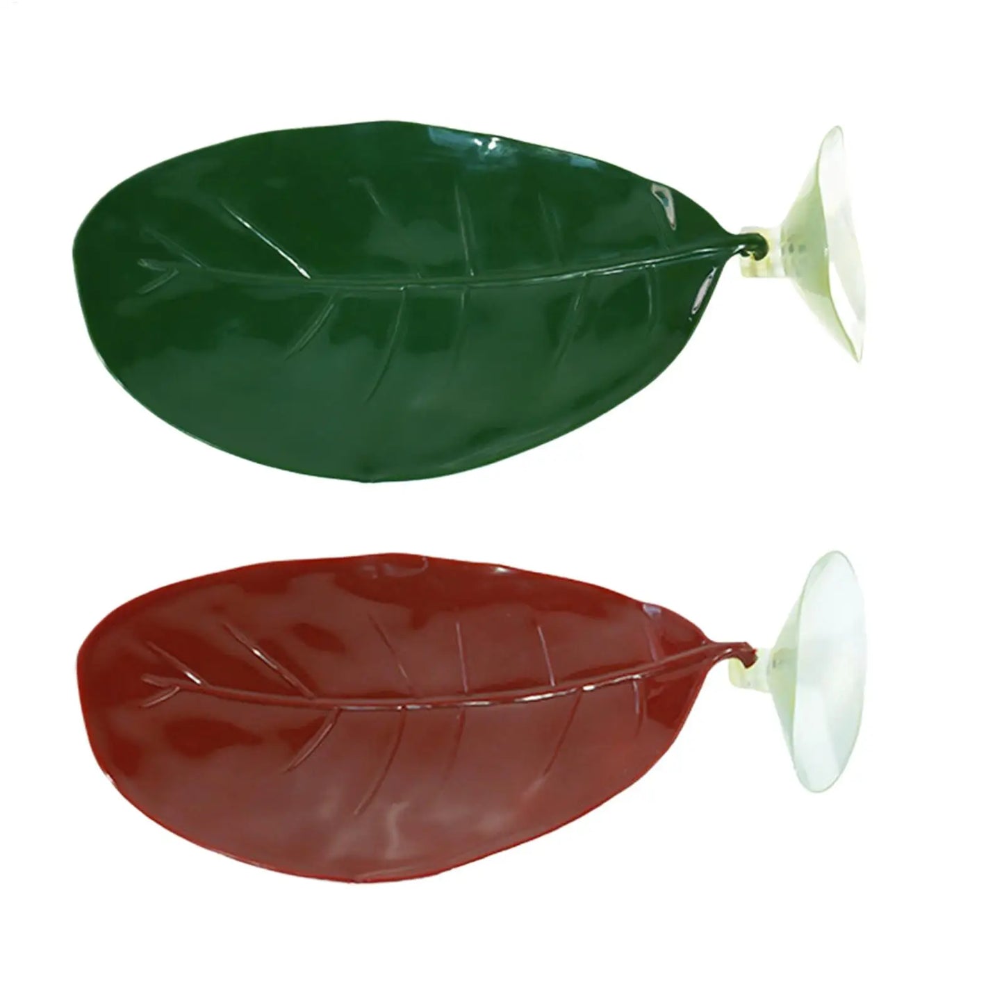 Realistic Aquarium Leaf Decor Suction Cup | Fish Tank Plant