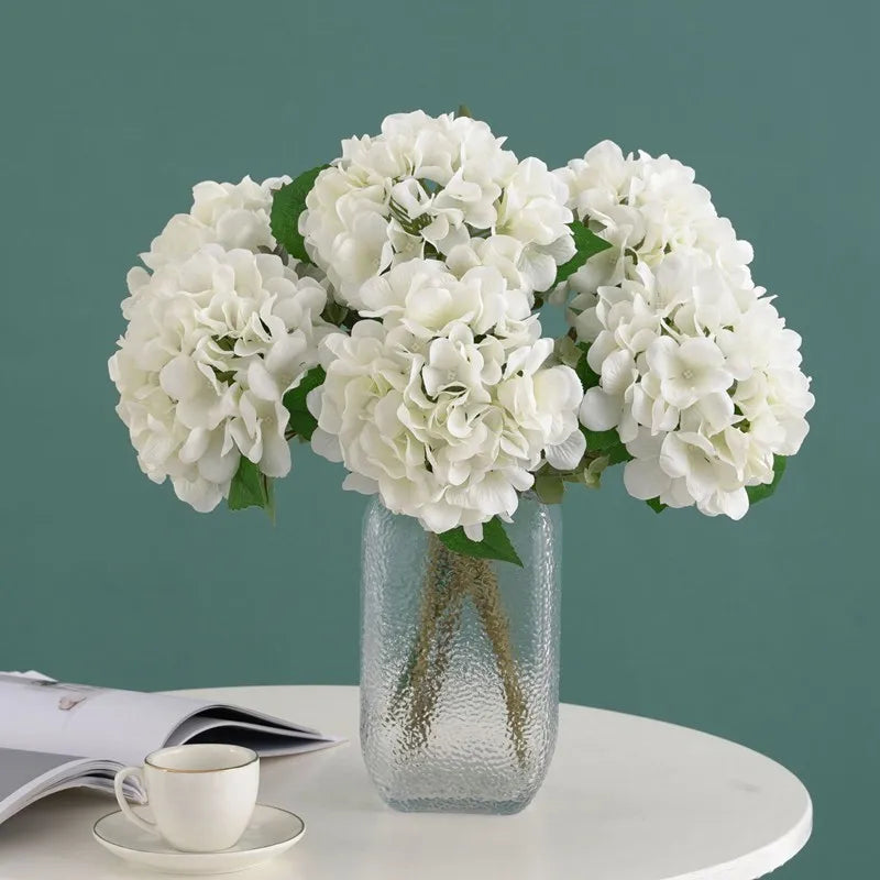 Silk Hydrangea Artificial Bouquet | Wedding & Home Decor