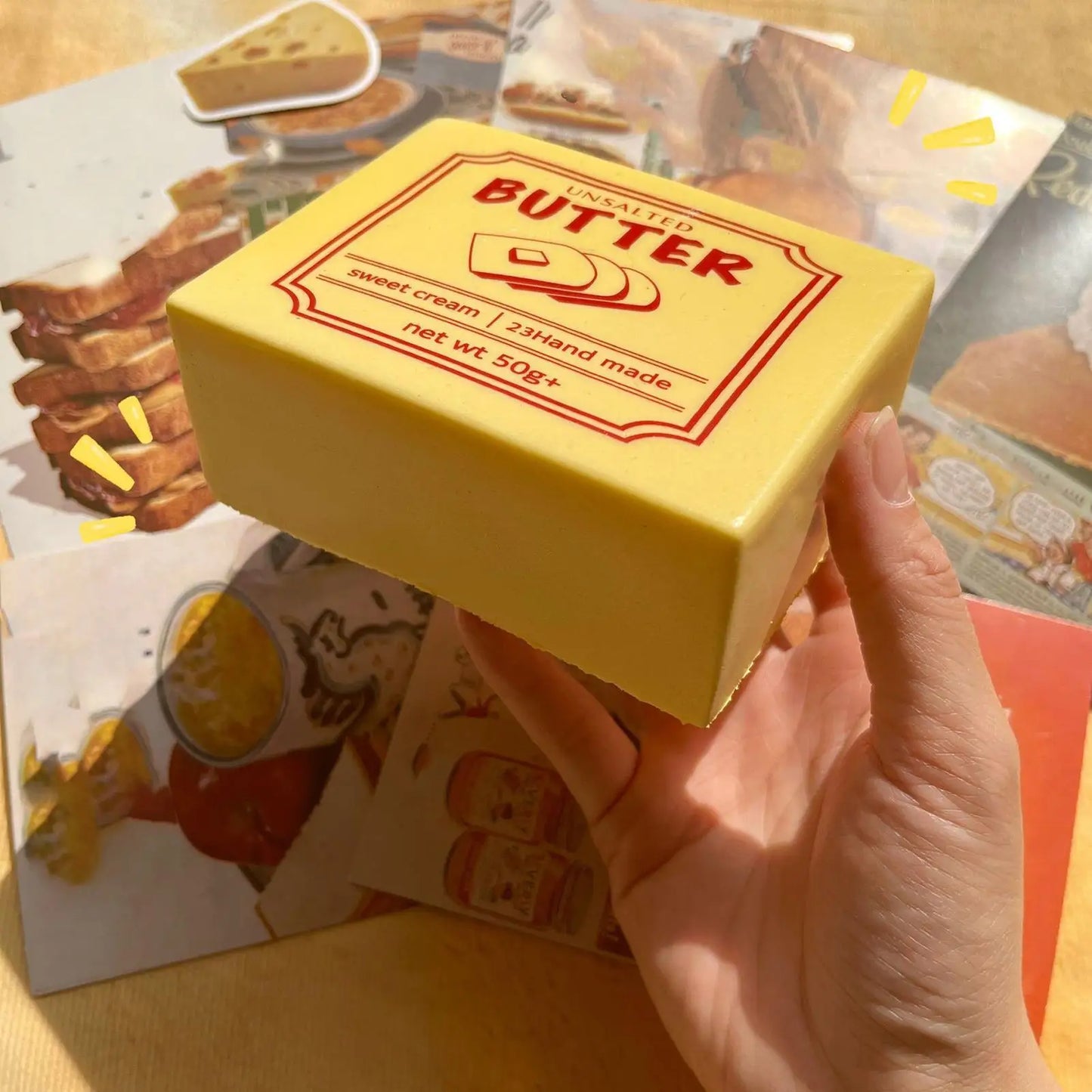 Butter Stick Slow Rebound Squeeze Fidget Toy | Sensory Fun