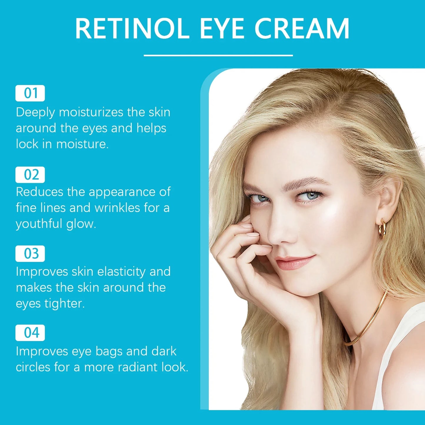 Hoygi Retinol Eye Cream – Firming, Brightening & Anti-Aging 50ml