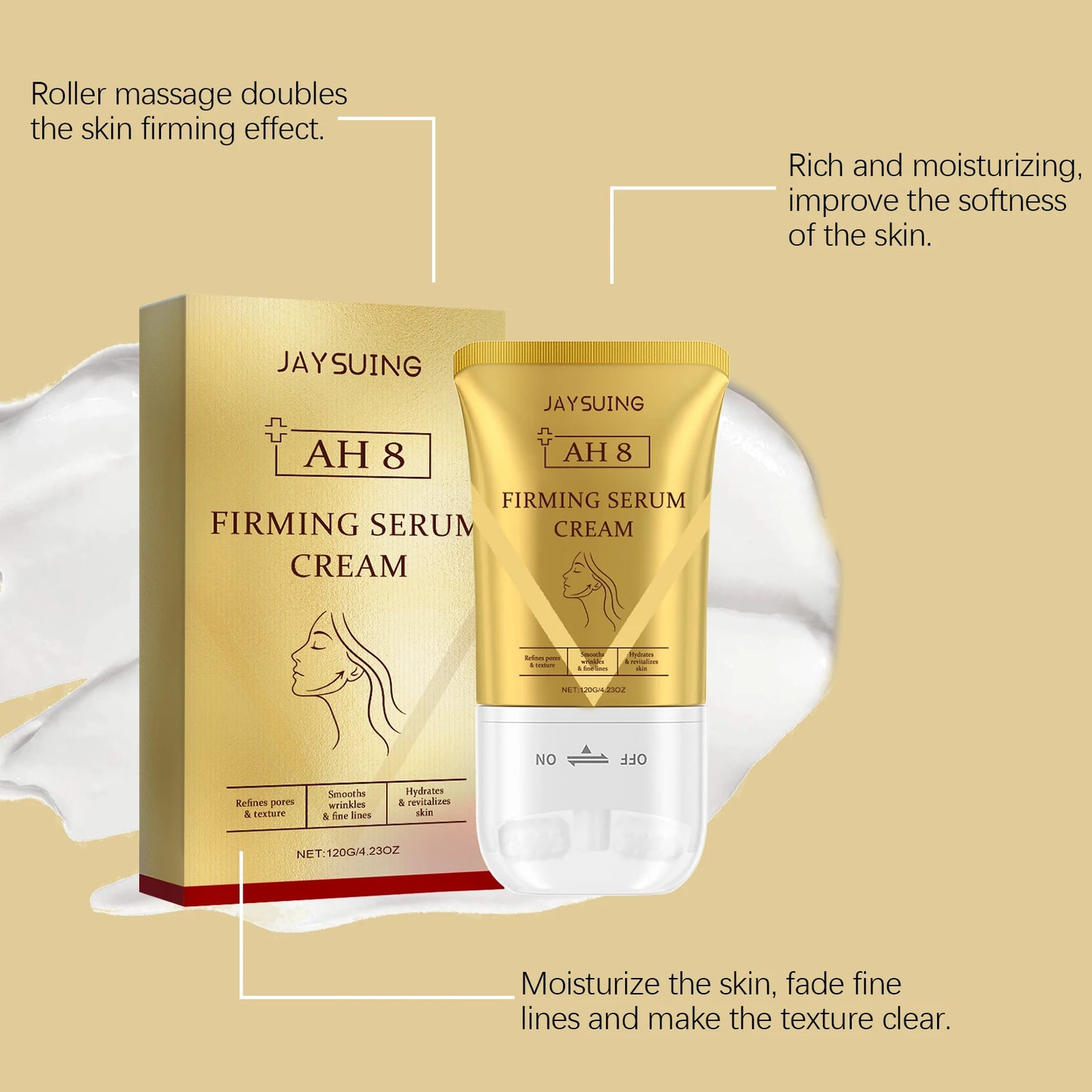 Neck Firming Cream for Hydration and Fine Line Reduction Peaceful Pleasures Health and Wellness