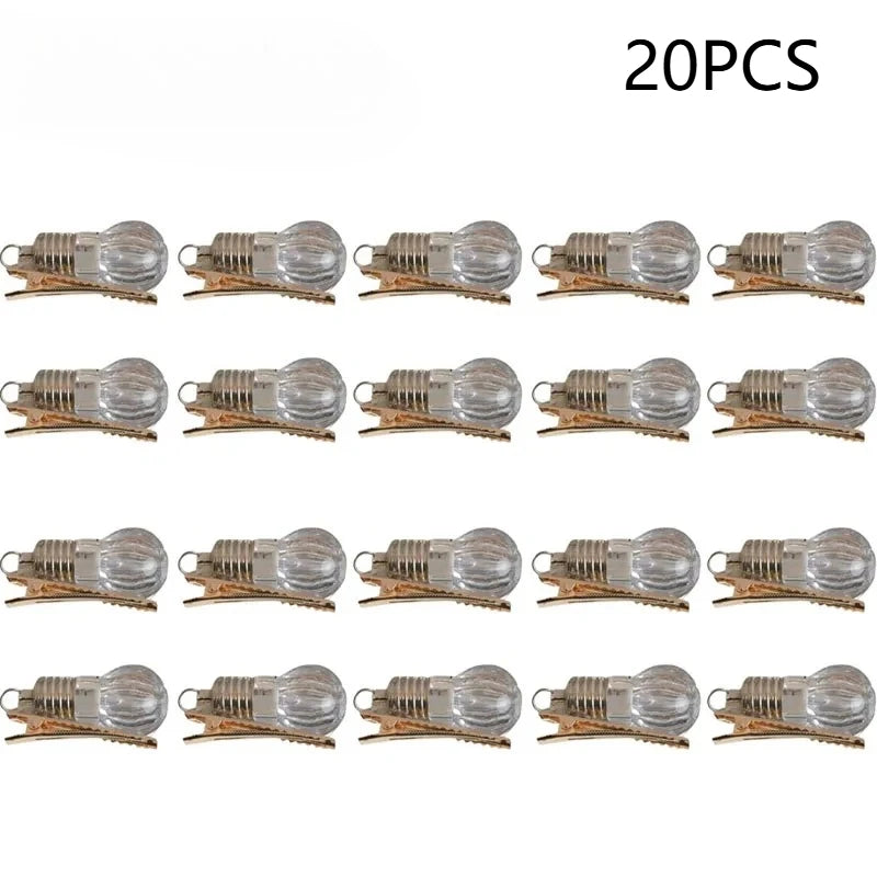 Light Bulb Hair Clip – Sparkling Festival & Concert Edge Clip