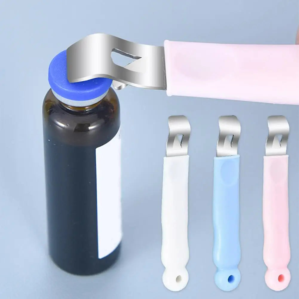Stainless Steel Bottle Opener for Medical Ampules & Oral Liquids, Portable Medical Glass Vial Opener Kitchen Tool Peaceful Pleasures Health and Wellness