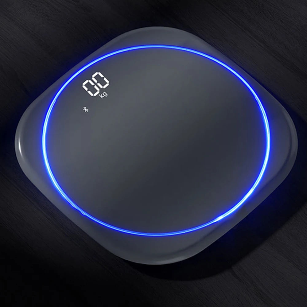 LED Definition Night Vision Electronic Scale 360 Degree Arc Light Household Body Fat Analyzer Intelligent Human Body Precision M Peaceful Pleasures Health and Wellness