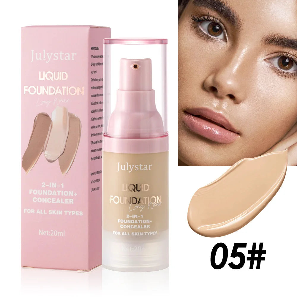 High Coverage Waterproof BB Cream Foundation – Oil Control 20ml