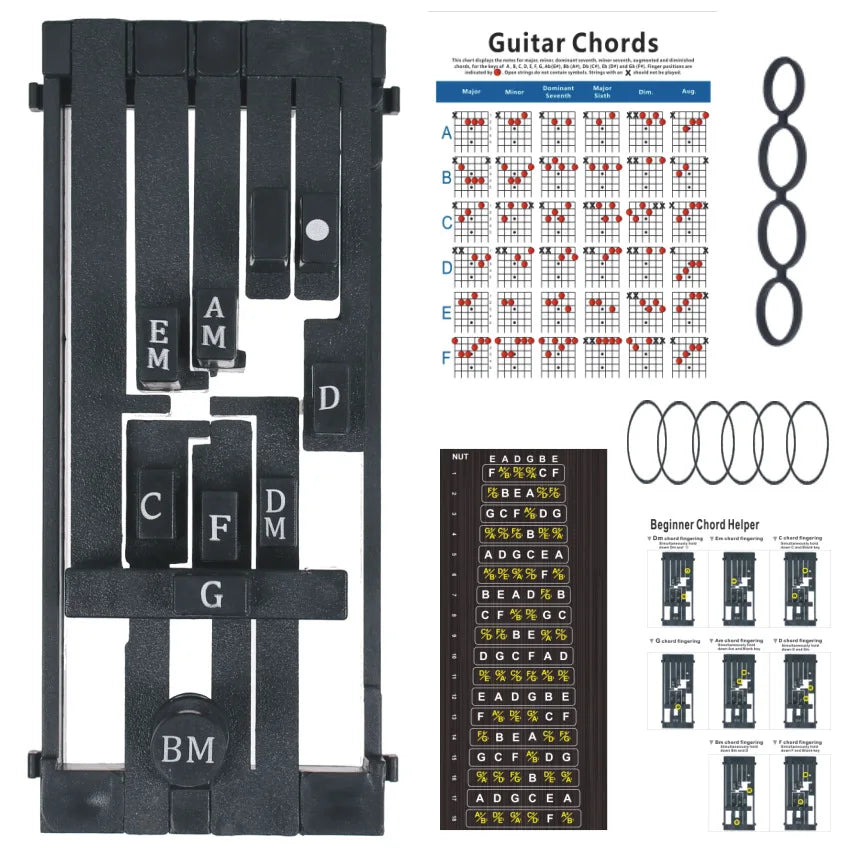 Painless Guitar Ukulele Beginner Trainer Quickly Play Automatic