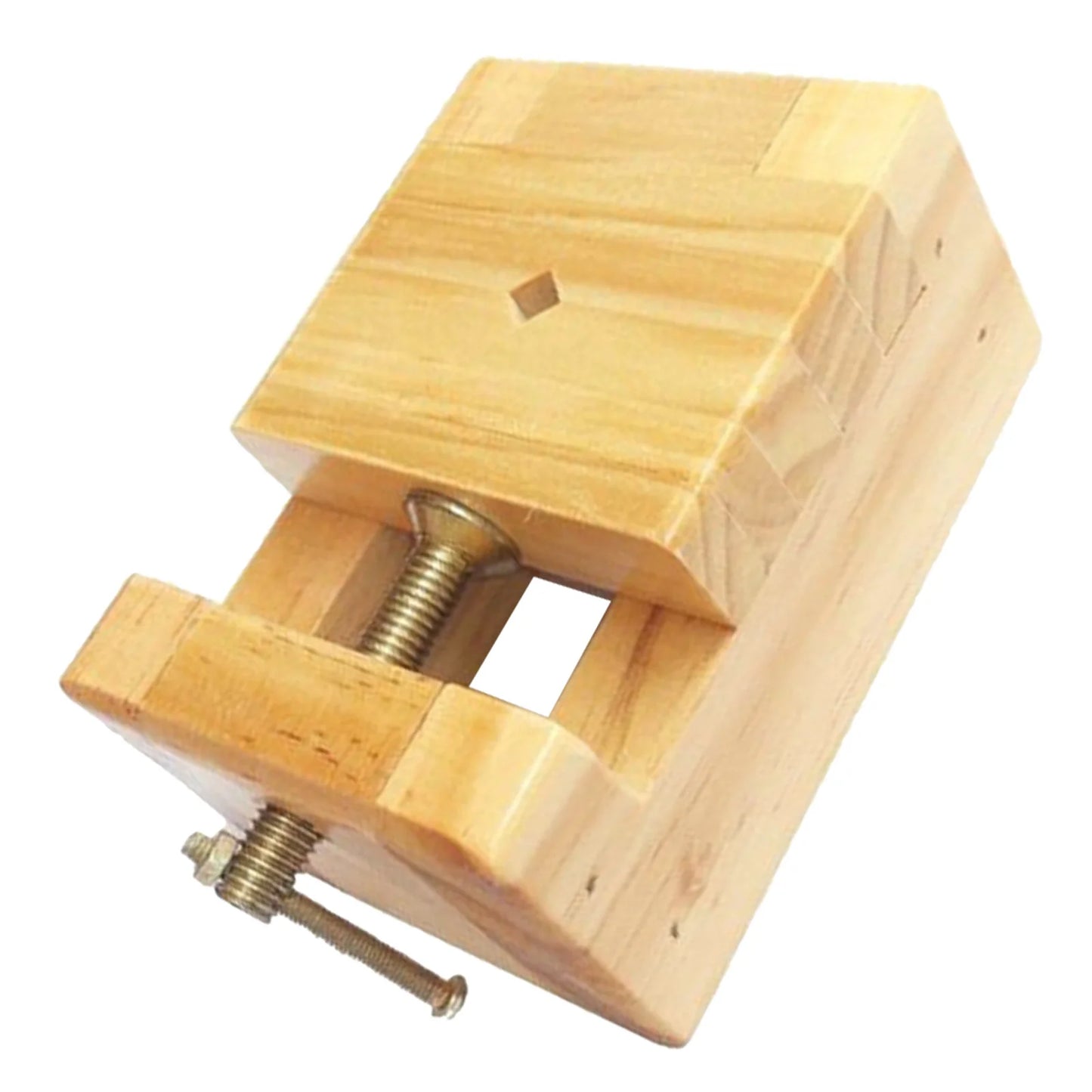 Artistic Mini Clamps Vise for Wood Work Carving Chinese Seal Stone Engraving Hand Tools Traditional Woodworking Peaceful Pleasures Health and Wellness