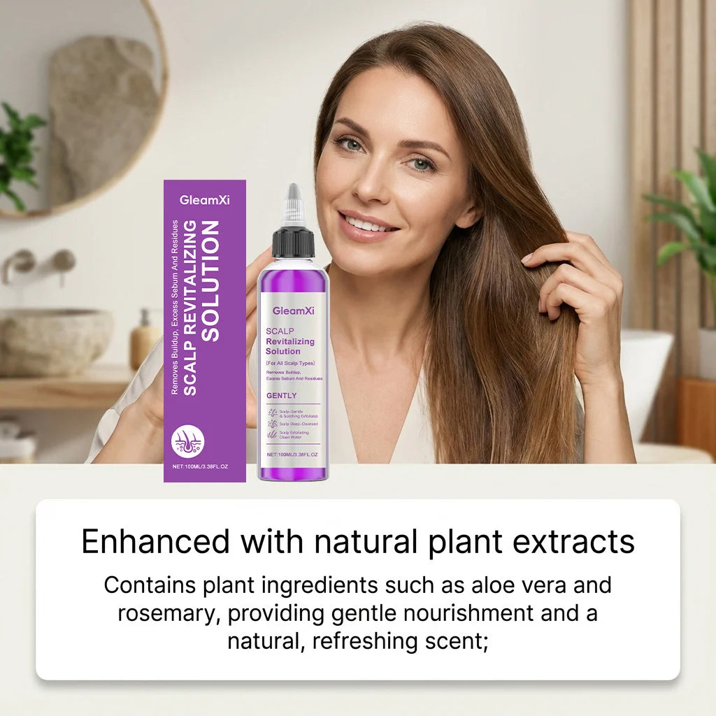 Gleamxi Scalp Cleansing Shampoo – Dandruff & Oil Control