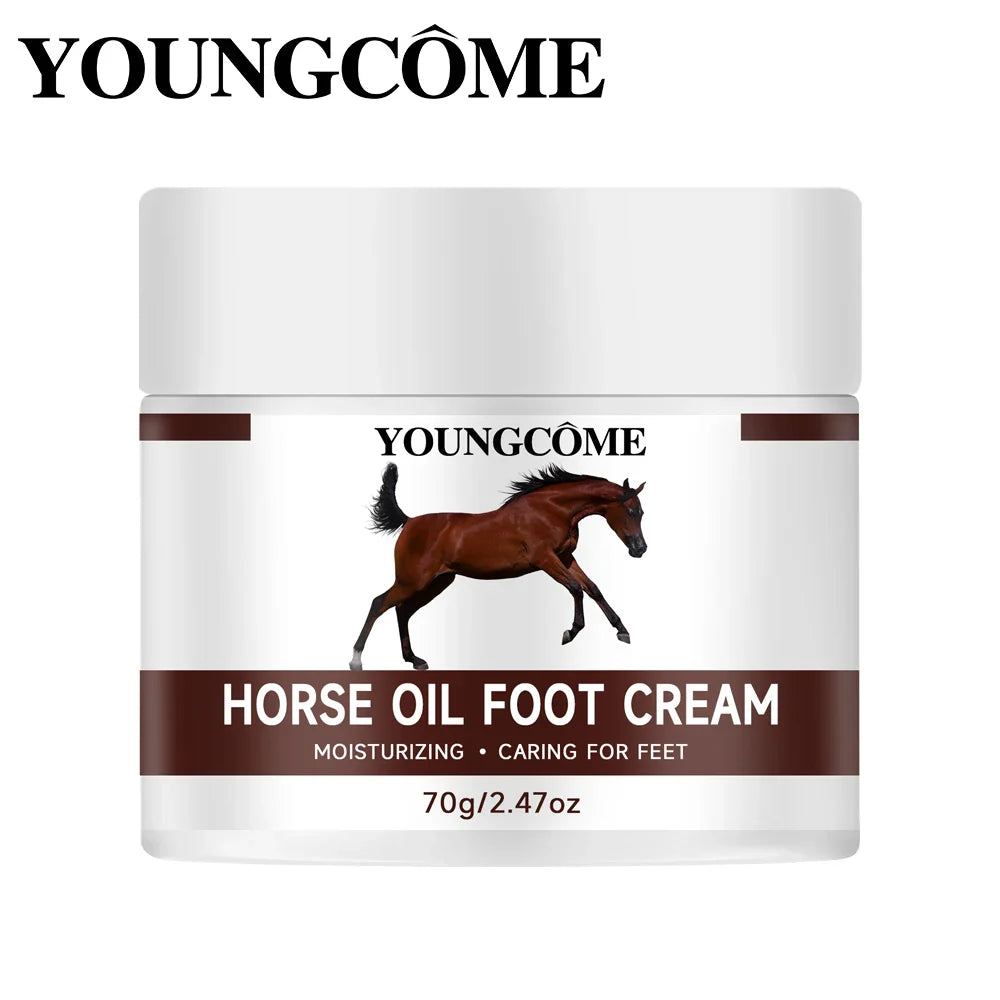 YOUNGCOME Horse Oil Foot Cream – Deep Moisturizing Ointment