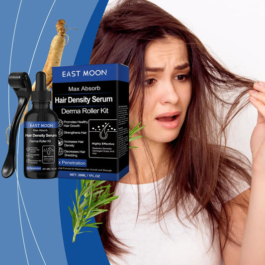 Hair Roller Kit with Nourishing Serum – Hydration & Strength Hair Serum Roller Kit Oasis Select