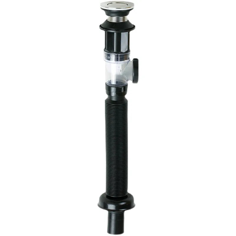 Flexible Sink Drain Pipe with Odor Trap & Strainer | Kitchen & Bath